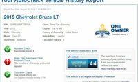 2014 - 2015 CHEVROLET CRUZE  Rear Brake Disc Wheel Hub &  Bearing Assembly OEM Q