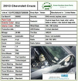 Chevrolet CHEVY CRUZE 2013 Used Inside Door Handle Front Right Passenger Side