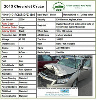 2013 CHEVROLET CHEVY CRUZE Rear Outside Door Handle Right Exterior RH OEM Q