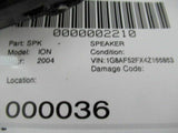 2004SATURN ION Radio Stereo Speaker Assembly Unit OEM Q