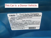 2015 FORD FOCUS 2.0L Radiator Coolant Reservoir Overflow Tank Bottle w/Cap OEM Q