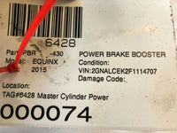 2010 -2017 CHEVY EQUINOX Cylinder Power Brake Booster Reservoir Tank P22807707 Q