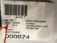 2015 CHEVROLET EQUINOX Rear Suspension Shock Absorber Strut 108K Miles OEM Q