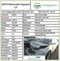 2015 CHEVY EQUINOX Rear Air Conditioner A/C Refrigerant Liquid Discharge Hose Q