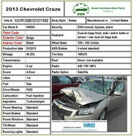 2012 CHEVROLET CHEVY CRUZE Wheel Hub Spindle 41K Miles OEM Q