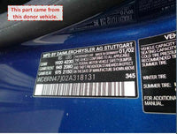 2002 - 2005 MERCEDES BENZ C-CLASS C230 Rear Bumper Cover Blue Assembly OEM Q