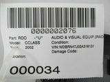 2002 MERCEDES BENZ C-CLASS Front Center Radio Audio Receiver CD Player Control Q