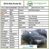 2013 KIA FORTE Windshield Wiper Arm Blades Driver Left LH OEM Q
