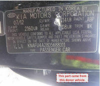2013 KIA FORTE Windshield Wiper Arm Blades Driver Left LH OEM Q