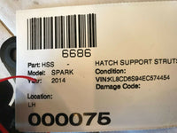 2014 Chevrolet Spark Door Hatch Support Strut Shocks Absorber LH Driver Side OEM
