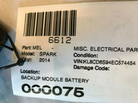 2014 - 2016 CHEVROLET SPARK Backup Battery Control Module Back Up OEM Q