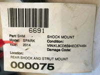 2014 CHEVROLET CHEVY SPARK Rear Back Strut Shock Top Mounting Cushion OEM Q
