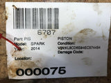 2014 CHEVROLET SPARK Piston Pin & Ring Set Connecting Rod Assembly OEM Q