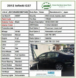2011 - 2013 INFINITI G37 Front CV Axle Shaft Assembly 40K Miles Driver Left LH Q
