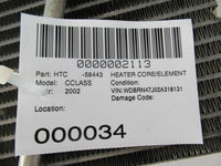 2001 - 2007 MERCEDES BENZ C-CLASS C230 Heater Core Element Radiator OEM Q
