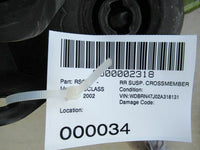 2002 MERCEDES BENZ C230 Sport Rear Coupe Crossmember Suspension Sub Frame OEM Q