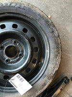 2003 FORD FOCUS Spare Wheel Rim Tire T125/80R15 with Scissor Jack Emergency Tool