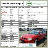 2001 - 2002 MAZDA PROTEGE Front Brake Caliper Hardware Piston Passenger Right Q