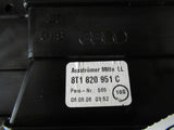 2009 AUDI A4 A/C Air Conditioner Heater Vent Air Vent Console P/N 8T1820951C Q