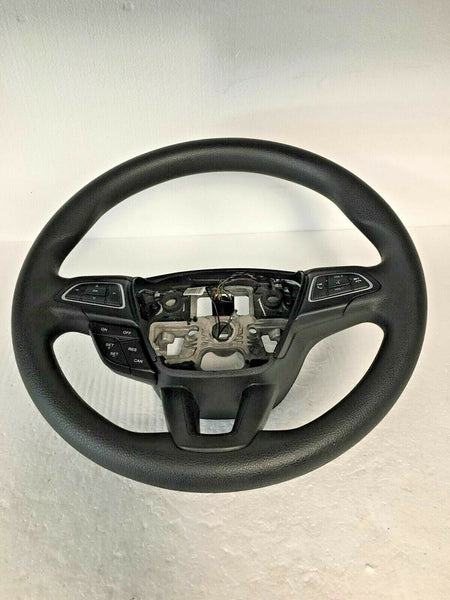2015 - 2017 FORD FOCUS Steering Wheel Switch Cover F1EB3600 Leather Black Q