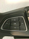 2015 - 2017 FORD FOCUS Steering Wheel Switch Cover F1EB3600 Leather Black Q