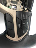 2015 JEEP CHEROKEE Steering Wheel w/ Switch & Cover Leather Black OEM Q