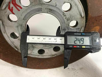 2017 VOLKSWAGEN TIGUAN Front Brake Rotor Plate Disc Passenger Right RH OEM Q