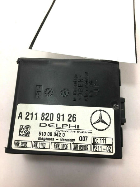 2000 - 2006 MERCEDES BENZ SLK Anti Theft Alarm Computer Module A2118209126 OEM Q