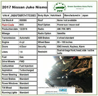 2017 NISSAN JUKE Front Fender Liner Inner Panel Right 63842 1KA0A OEM Q