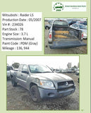 2007 MITSUBISHI RAIDER Front Door Trim Molding Passenger Right RH OEM Q