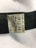 2004 MAZDA 3 Rear Seat Belt Safety Seatbelt w/ Buckle Latch Passenger Right RH Q
