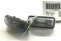2014 SUBARU XV CROSSTREK Tail License Plate Light Right & Left OEM Q