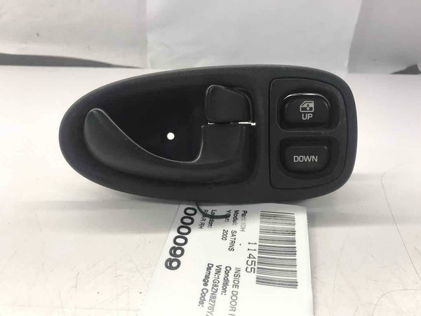 2000 SATURN S SERIES Rear Inside Door Handle w/ Window Switch Passenger Right  Q