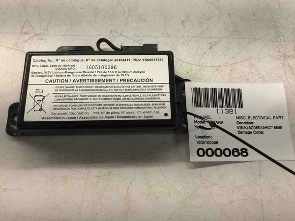 2017 CHEVROLET SPARK OnStar Battery Back Up Module Computer Control 42454411 Q
