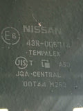 NISSAN CUBE 09 10 2009 2010 Rear Door Assembly Silver Used Left Driver Side OEM