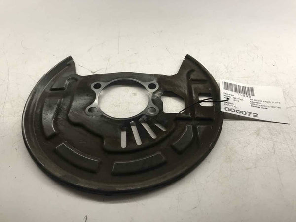 2016 NISSAN SENTRA Front Wheel Drum Brake Plate Passenger Right RH OEM Q