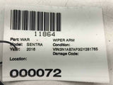 2016 NISSAN SENTRA Windshield Wiper Arm Blade Frameless Right & Left OEM Q