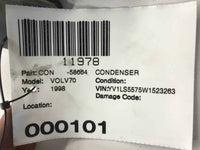 1998 - 2004 VOLVO 70 SERIES S70 A/C Air Condition Condenser 9171271 OEM Q