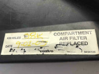 1998 - 2000 VOLVO 70 SERIES S70 Windshield Cowl Screen Grill 9127584 OEM Q