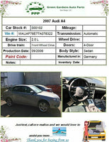 2007 AUDI A4 Anti-Security Warning Alarm Siren Horn Sound Signal P/N A28657625 Q