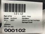 2007 - 2008 AUDI A4 Rear Back Deck Speaker Grille Cover 8E5034405 OEM Q