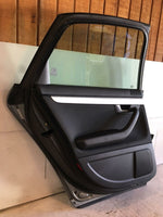 2005-2008 AUDI A4 Rear Door Shell Panel w Door Glass Window Driver Left Silver Q