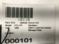 1998 - 2007 VOLVO 70 SERIES S70 Engine Coolant Radiator Assembly OEM Q