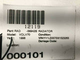 1998 - 2007 VOLVO 70 SERIES S70 Engine Coolant Radiator Assembly OEM Q