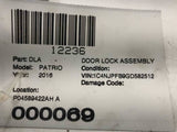 2016 JEEP PATRIOT Front Door Lock Latch Passenger Right P04589422AHA OEM Q