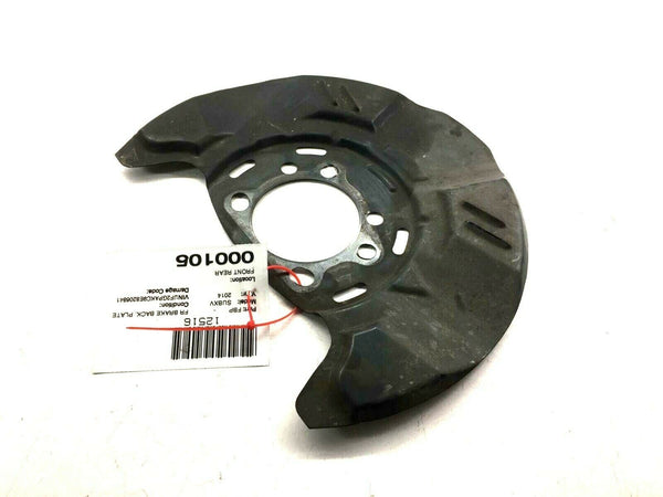 2014 SUBARU XV CROSSTEK Front Brake Backing Plate Dust Shield Passenger Right  Q