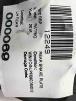 2016 JEEP PATRIOT Rear Brake Plate Rotor w/o Cable Driver Left LH OEM Q