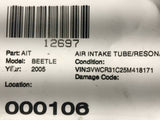 1998 - 2005 VOLKSWAGEN BEETLE TYPE 1 Air Intake Duct Tube Hose OEM Q