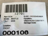 1998 - 2010 VOLKSWAGEN BEETLE Front Crossmember Sub Frame Suspension Assembly