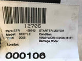 2002 - 2005 VOLKSWAGEN BEETLE TYPE 1 Engine Starter Motor 1.9L 127K Miles OEM Q
